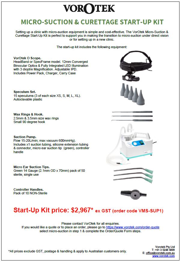 Micro-suction Start Up Package